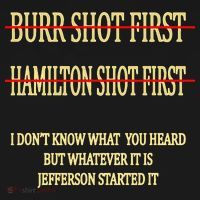 Burr Shot First Hamilton Shot First Funny Backpack thumb 2