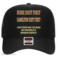 Burr Shot First Hamilton Shot First Funny Hat thumb 0