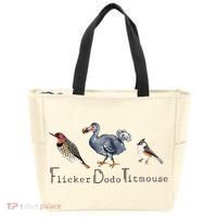 Bird Subtle Flicker Dodo Titmouse Tote Bag thumb 0