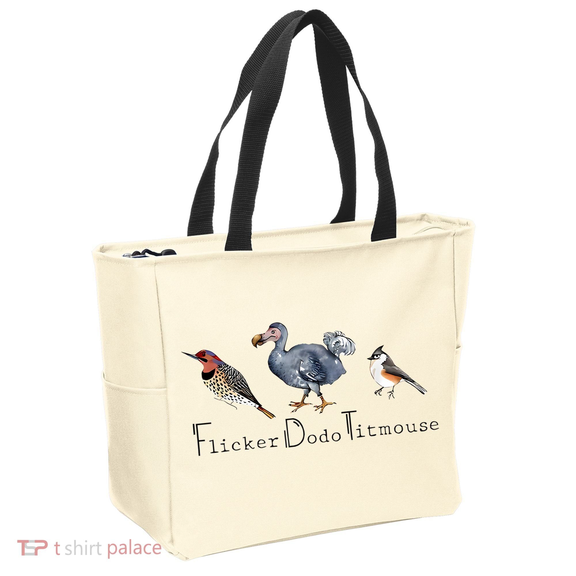 Bird Subtle Flicker Dodo Titmouse Tote Bag
