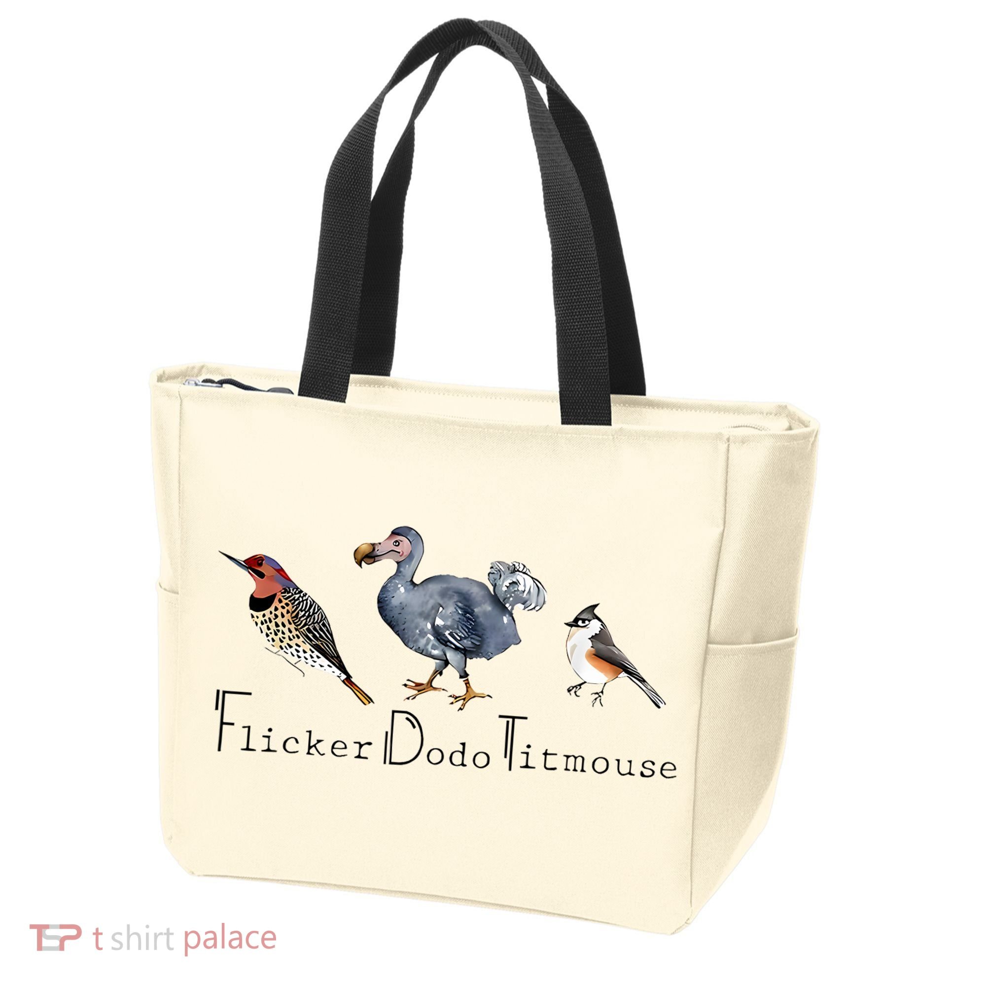 Bird Subtle Flicker Dodo Titmouse Tote Bag