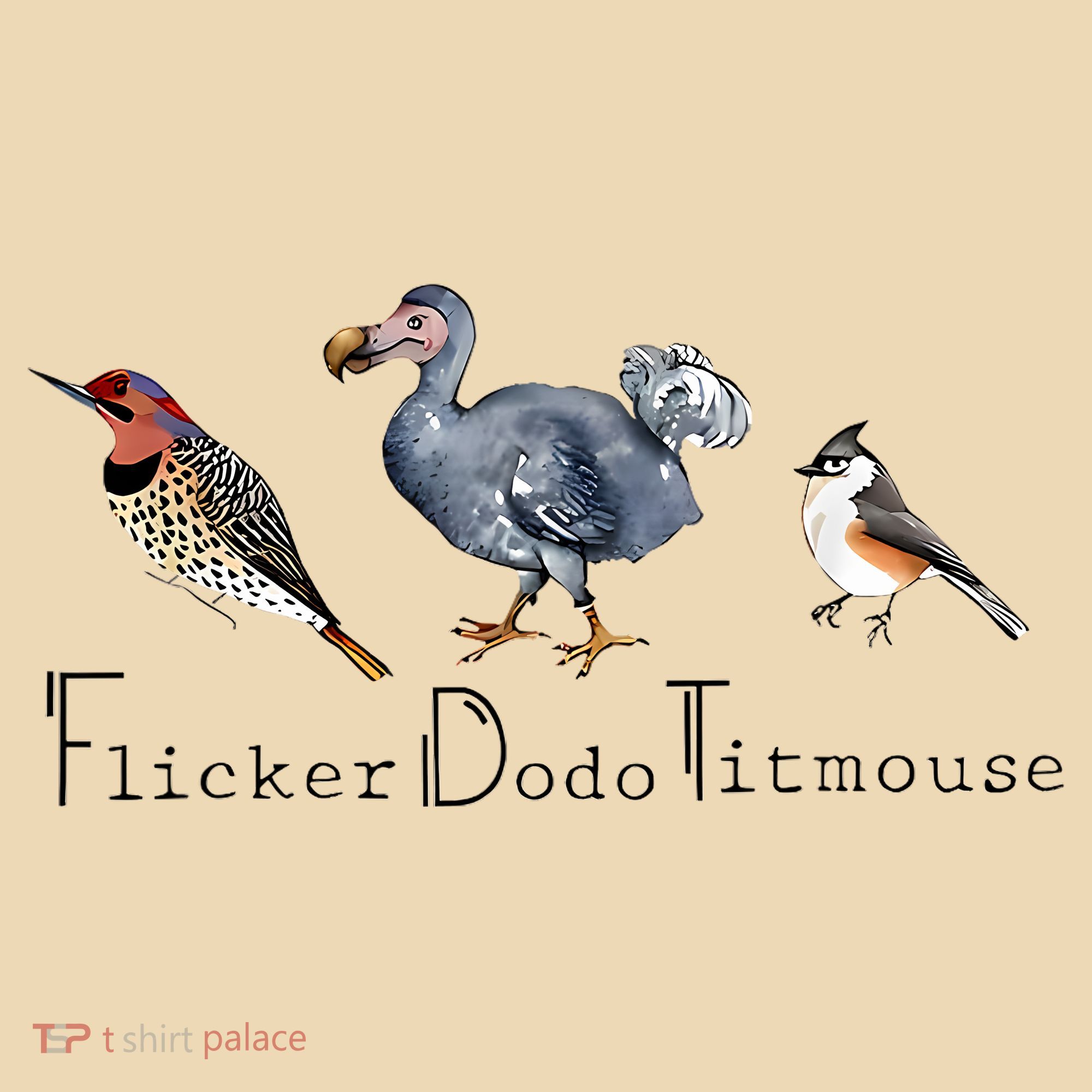 Bird Subtle Flicker Dodo Titmouse Tote Bag