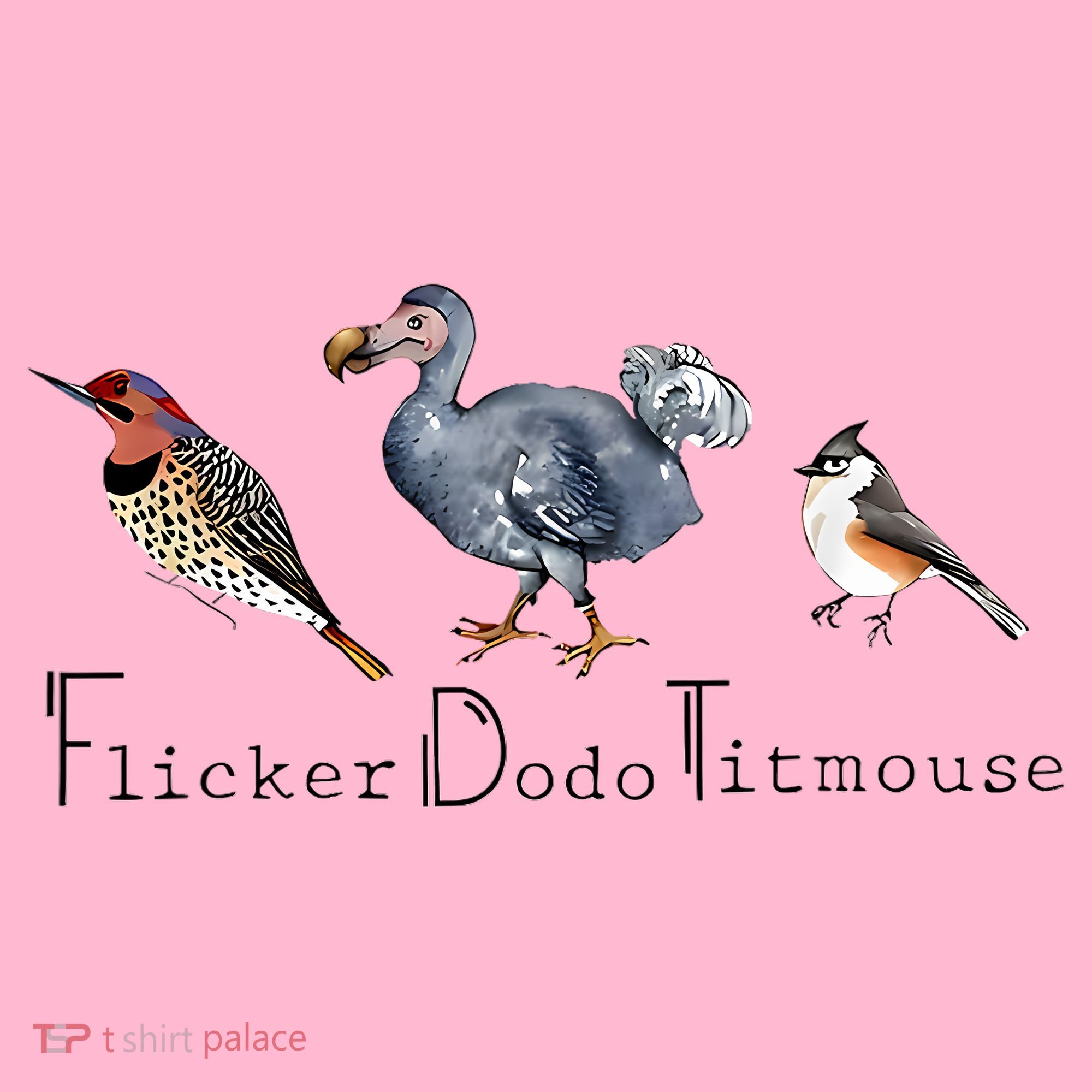Bird Subtle Flicker Dodo Titmouse Coaster