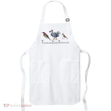 Bird Subtle Flicker Dodo Titmouse Apron