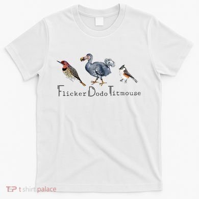 Bird Subtle Flicker Dodo Titmouse T-Shirt