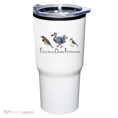 Bird Subtle Flicker Dodo Titmouse Tumbler