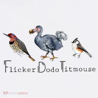 Bird Subtle Flicker Dodo Titmouse Mousepad thumb 1