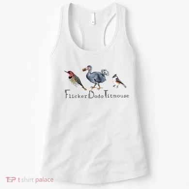 Bird Subtle Flicker Dodo Titmouse Women's Tank Top