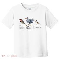 Bird Subtle Flicker Dodo Titmouse Toddler T-Shirt thumb 0