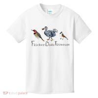 Bird Subtle Flicker Dodo Titmouse Kids T-Shirt thumb 0