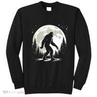 Bigfoot Sasquatch Full Moon Forest Graphic Funny Big Foot Sweatshirt thumb 0