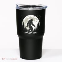 Bigfoot Sasquatch Full Moon Forest Graphic Funny Big Foot Tumbler thumb 0
