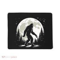 Bigfoot Sasquatch Full Moon Forest Graphic Funny Big Foot Mousepad thumb 0