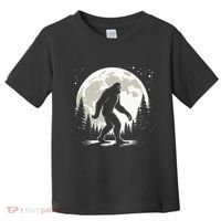 Bigfoot Sasquatch Full Moon Forest Graphic Funny Big Foot Toddler T-Shirt thumb 0