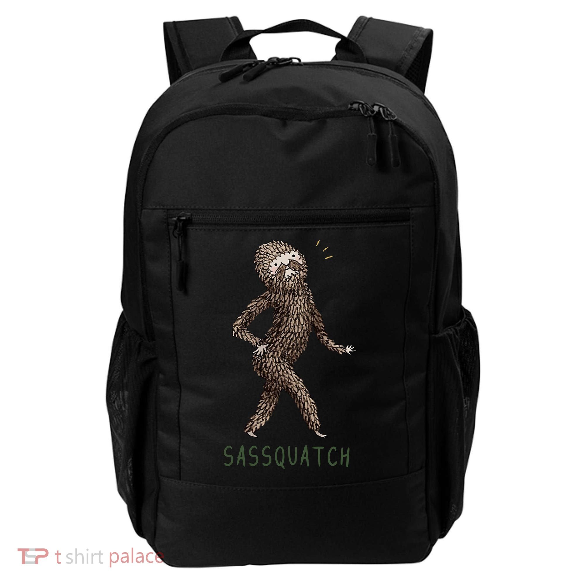 Bigfoot Sassquatch Funny Sassy Backpack