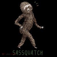 Bigfoot Sassquatch Funny Sassy Coaster thumb 2