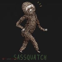 Bigfoot Sassquatch Funny Sassy Tote Bag thumb 4