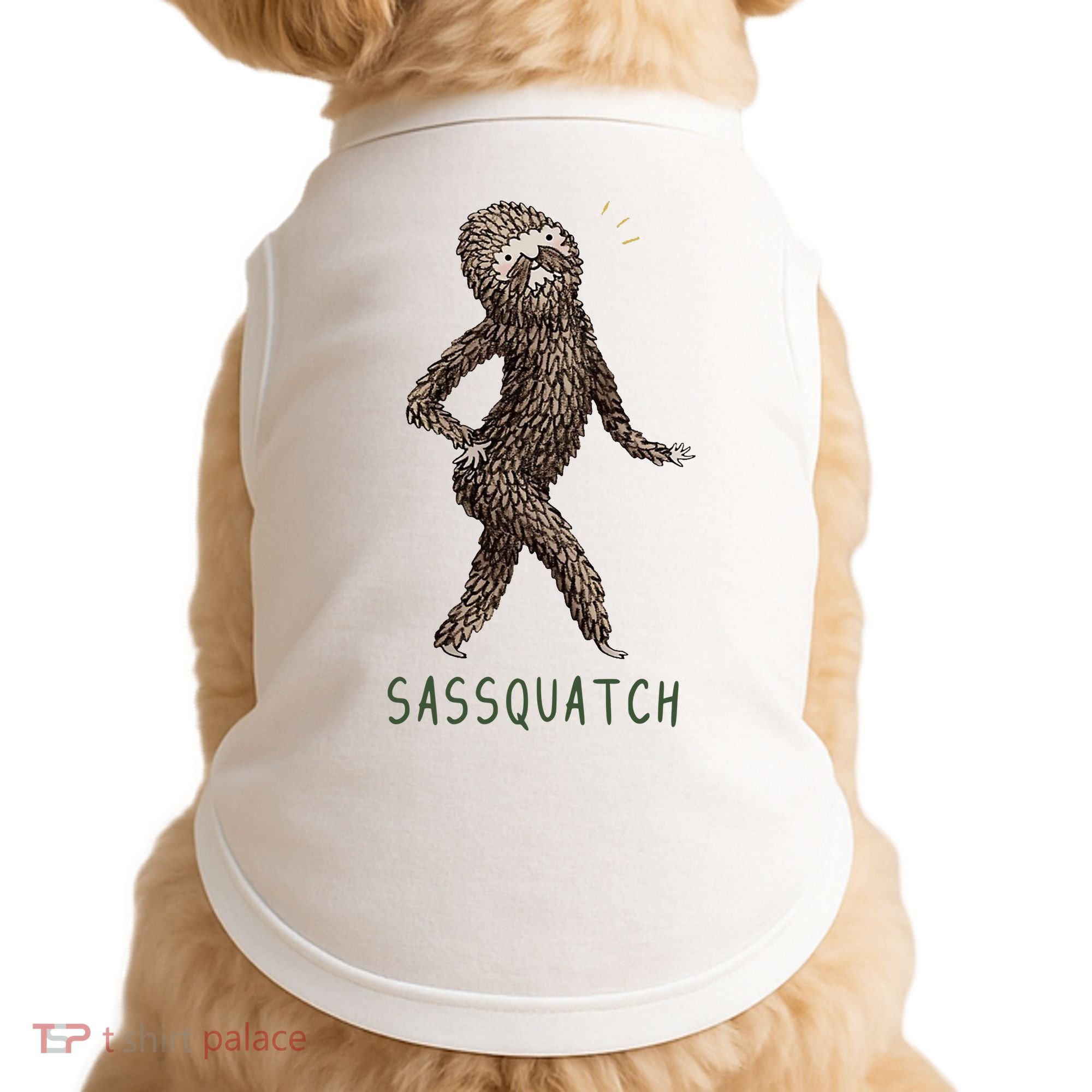 Bigfoot Sassquatch Funny Sassy Doggie Tank