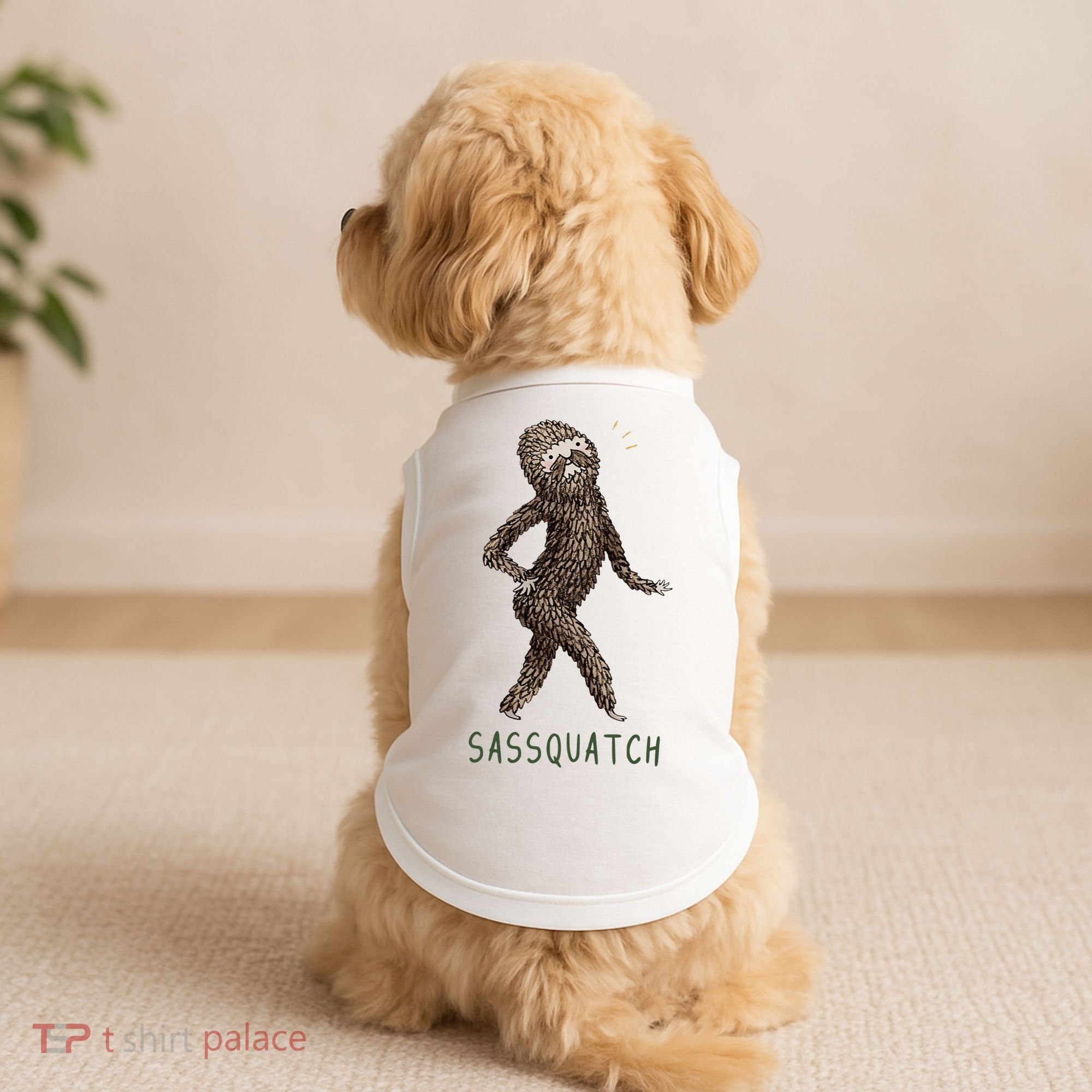 Bigfoot Sassquatch Funny Sassy Doggie Tank