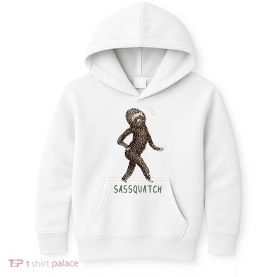 Bigfoot Sassquatch Funny Sassy Kids Hoodie