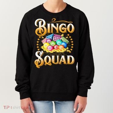 Bingo Squad Funny Gift For Bingo Player Grandma Women's Sweatshirt