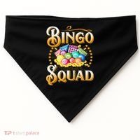 Bingo Squad Funny Gift For Bingo Player Grandma USA-Made Doggie Bandana thumb 0