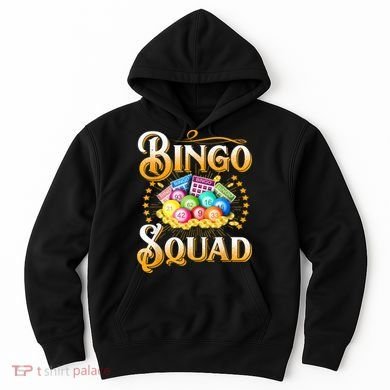 Bingo Squad Funny Gift For Bingo Player Grandma Hoodie