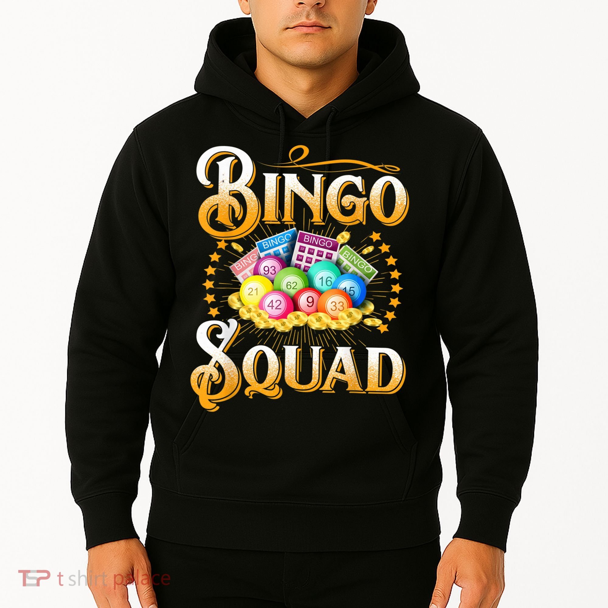 Bingo Squad Funny Gift For Bingo Player Grandma Hoodie