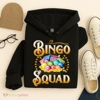 Bingo Squad Funny Gift For Bingo Player Grandma Hoodie thumb 4
