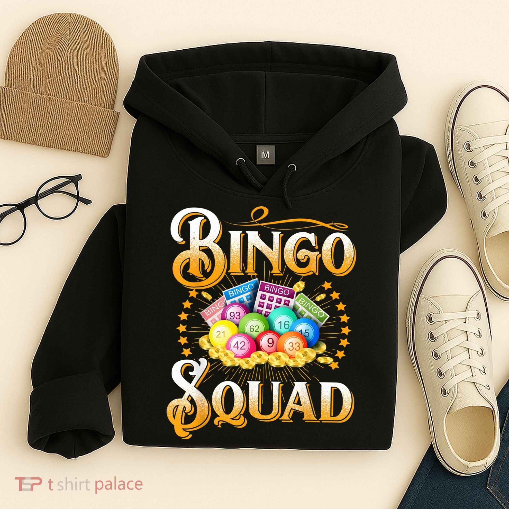 Bingo Squad Funny Gift For Bingo Player Grandma Hoodie
