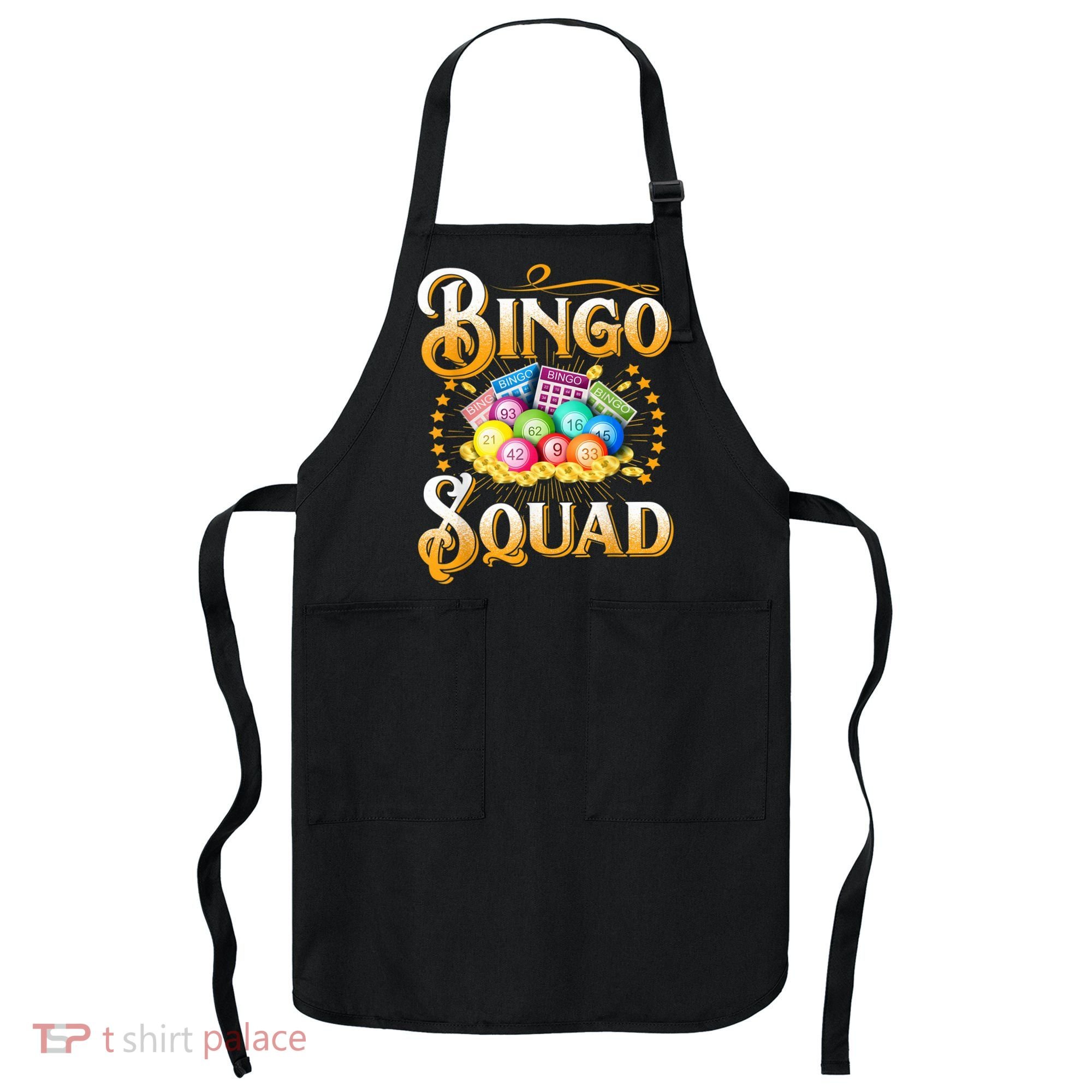 Bingo Squad Funny Gift For Bingo Player Grandma Apron