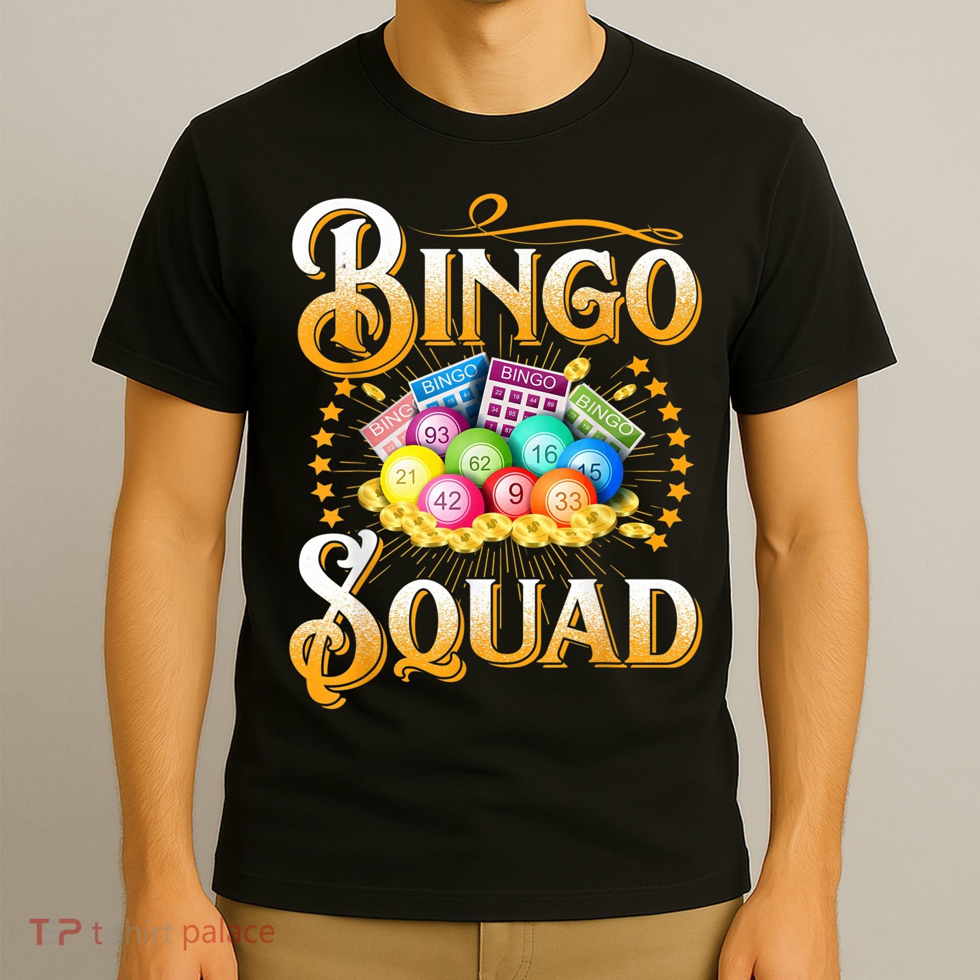 Bingo Squad Funny Gift For Bingo Player Grandma T-Shirt