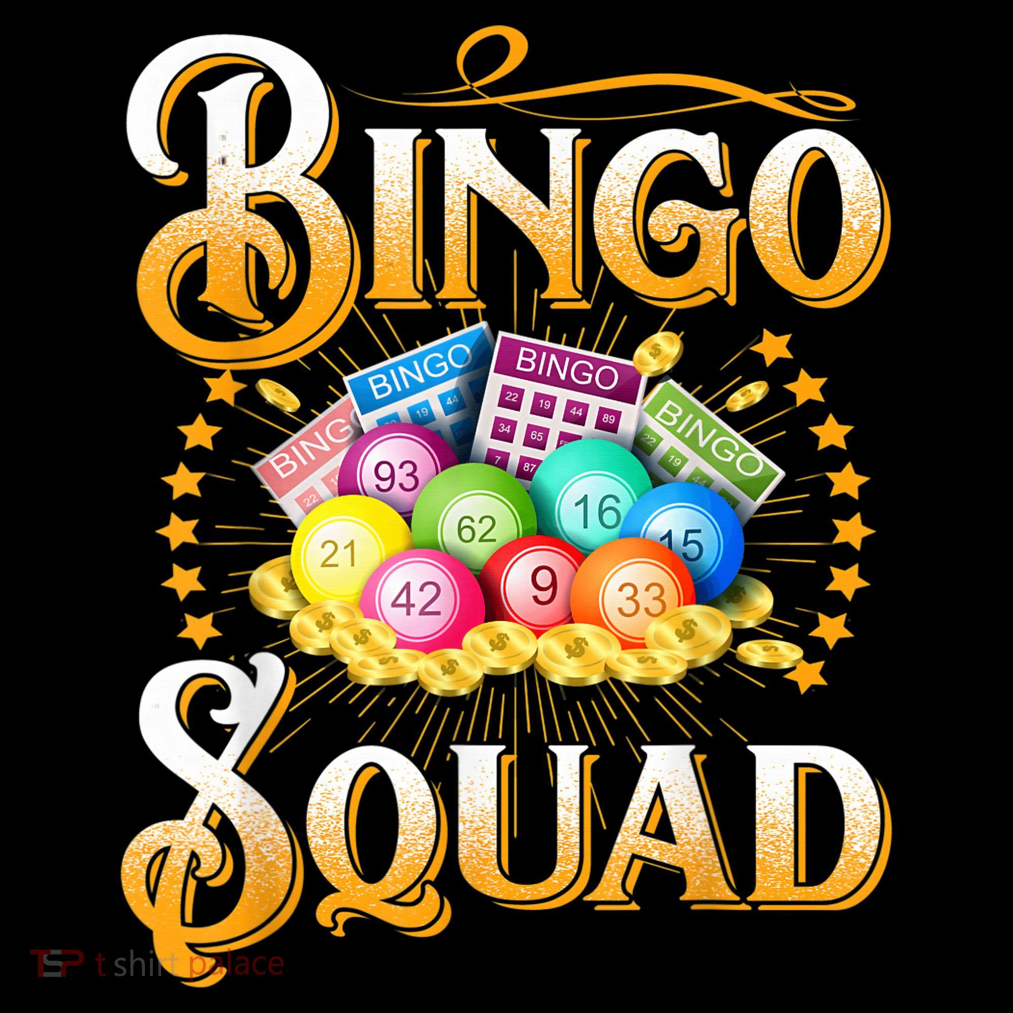 Bingo Squad Funny Gift For Bingo Player Grandma T-Shirt