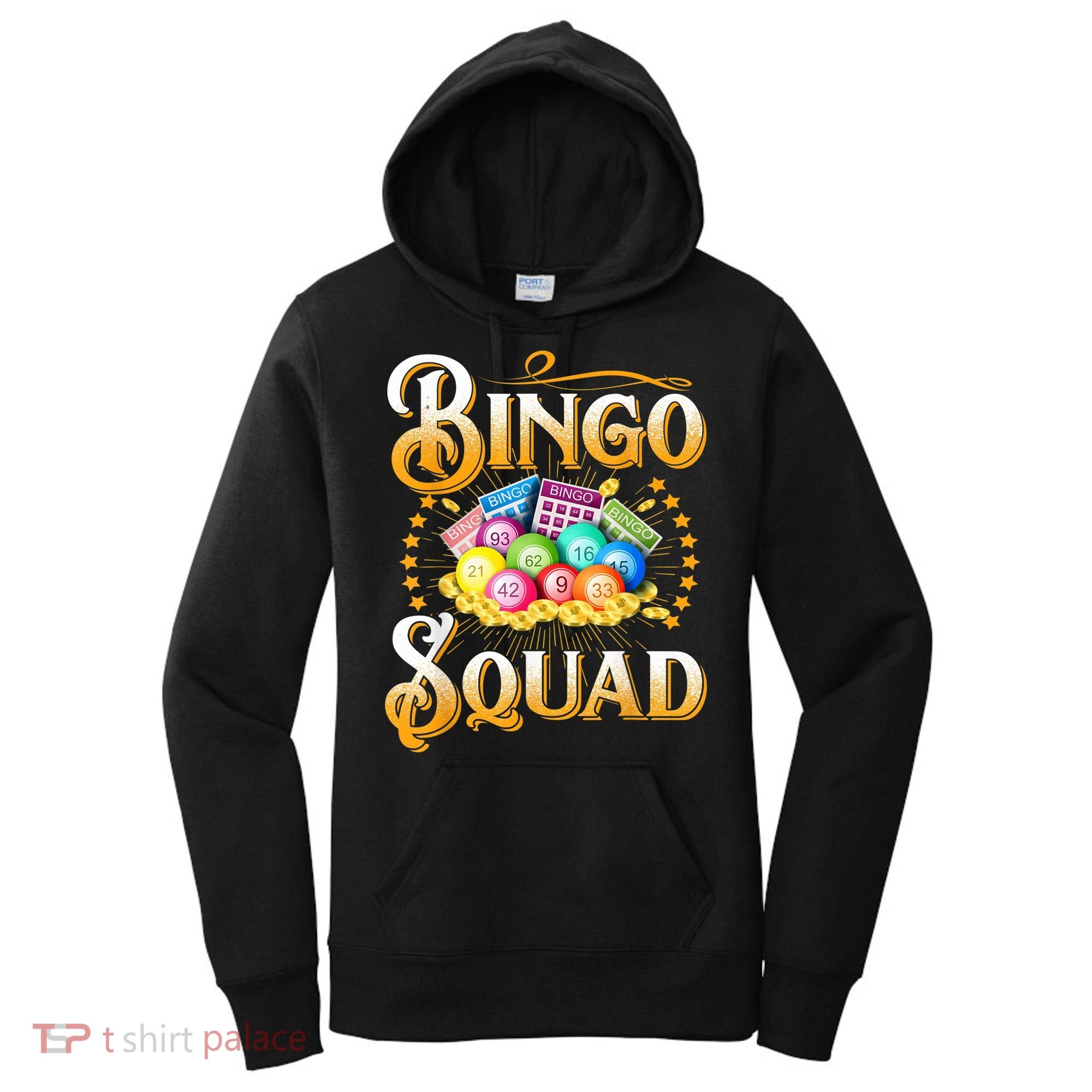 Bingo Squad Funny Gift For Bingo Player Grandma Women's Hoodie