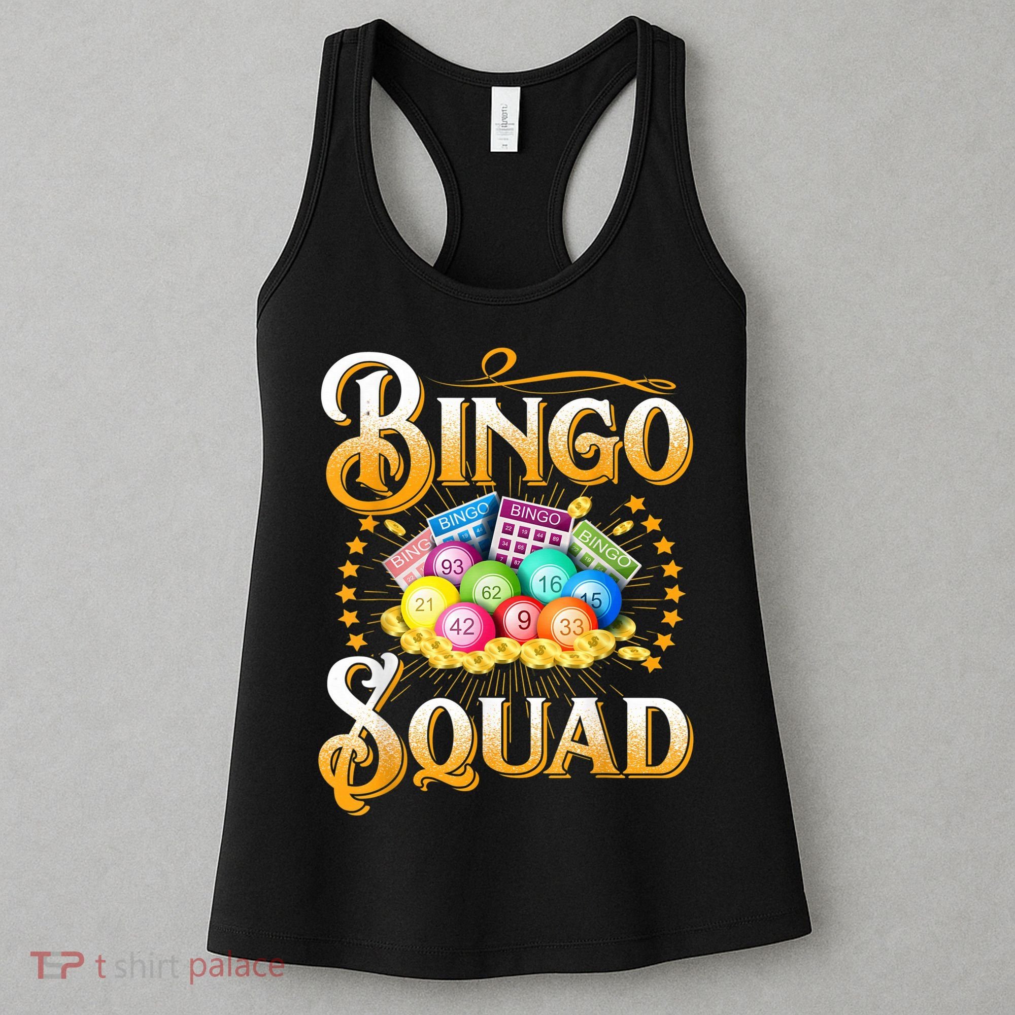 Bingo Squad Funny Gift For Bingo Player Grandma Women's Tank Top