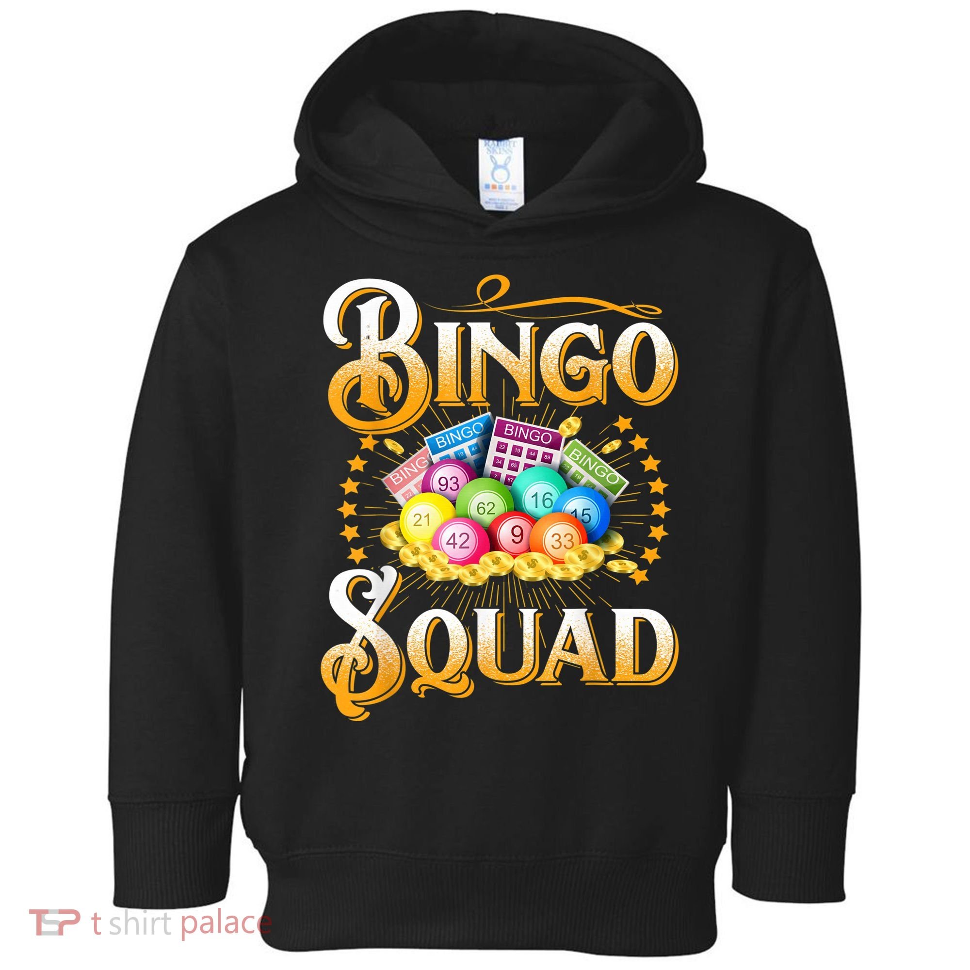 Bingo Squad Funny Gift For Bingo Player Grandma Toddler Hoodie