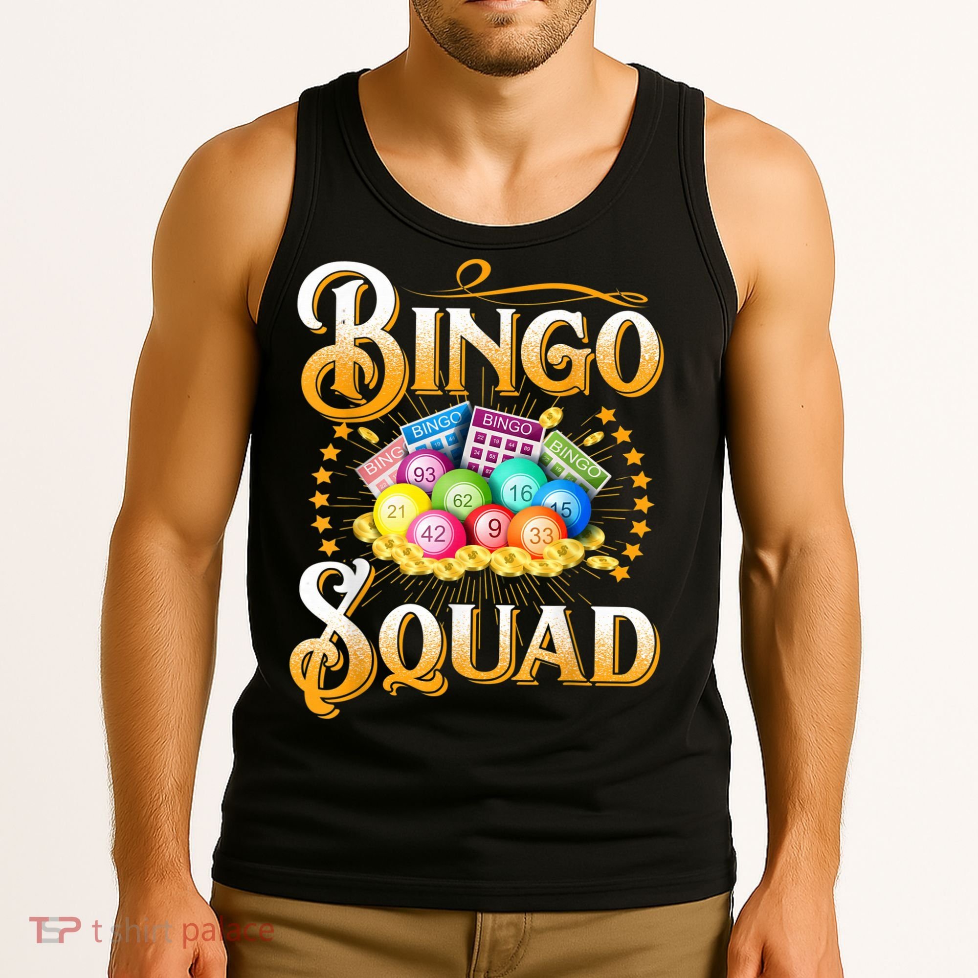 Bingo Squad Funny Gift For Bingo Player Grandma Tank Top