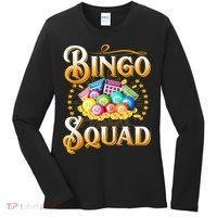 Bingo Squad Funny Gift For Bingo Player Grandma Women's Long Sleeve Shirt thumb 0