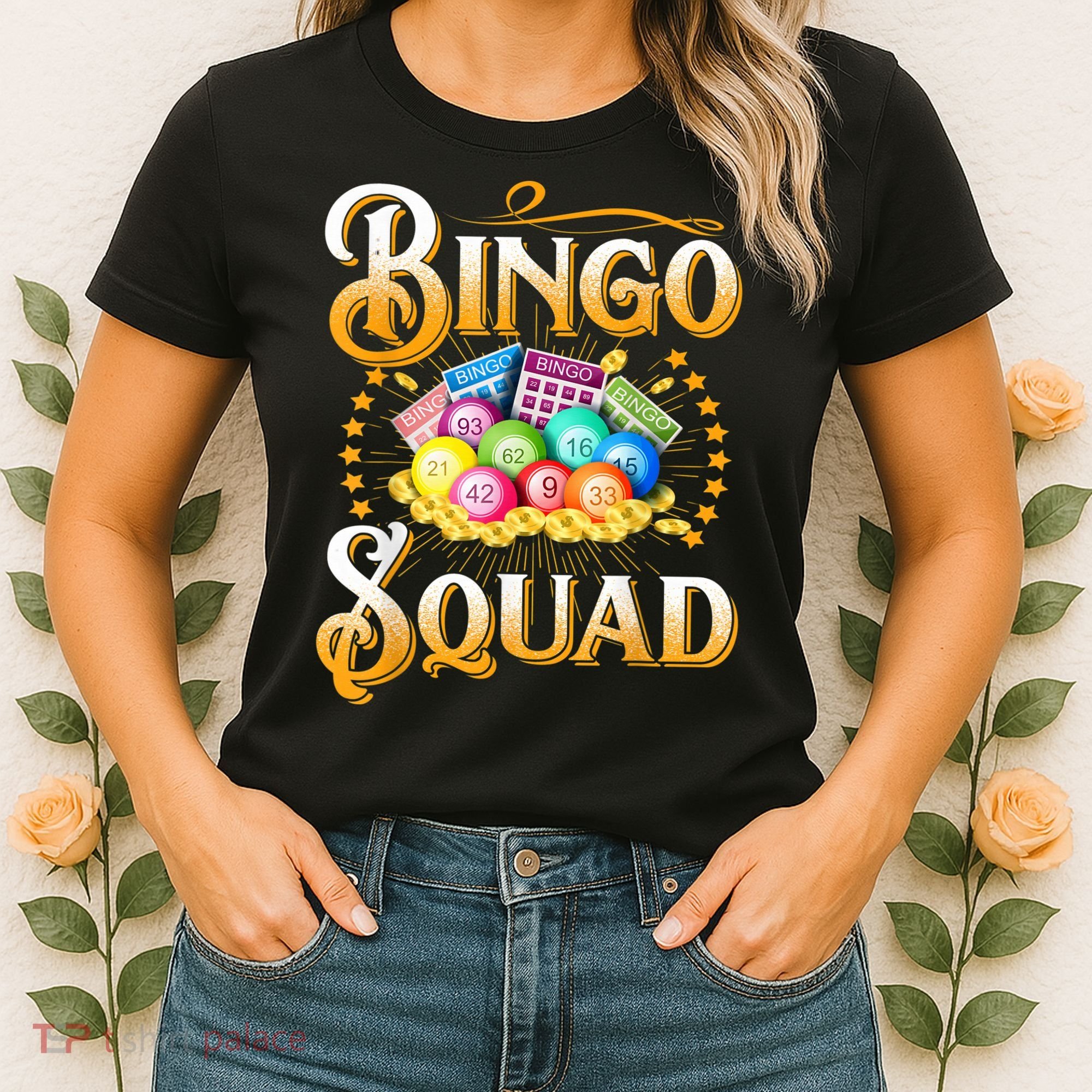 Bingo Squad Funny Gift For Bingo Player Grandma Women's T-Shirt