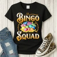 Bingo Squad Funny Gift For Bingo Player Grandma Women's T-Shirt thumb 3