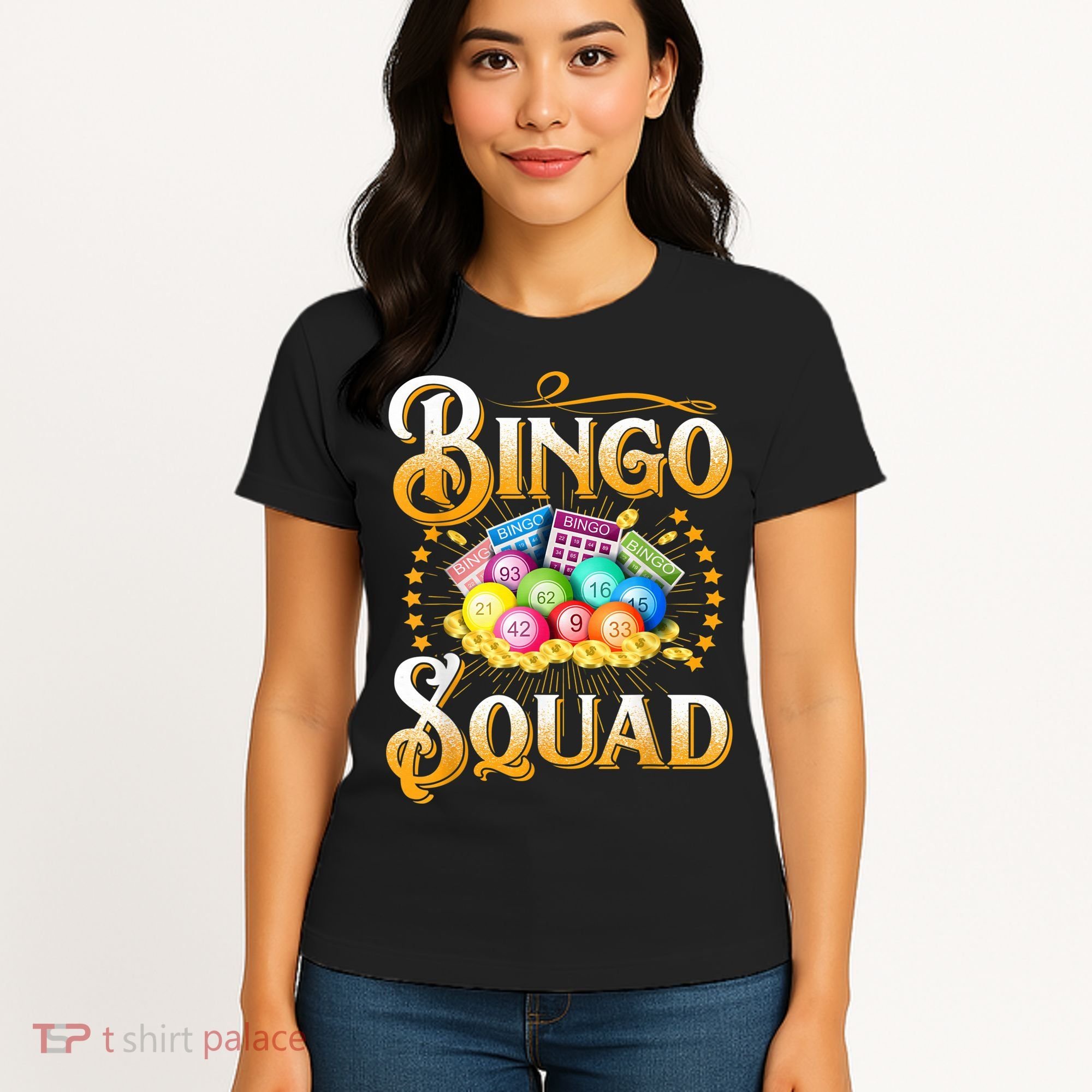 Bingo Squad Funny Gift For Bingo Player Grandma Women's T-Shirt