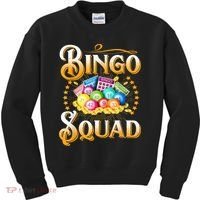 Bingo Squad Funny Gift For Bingo Player Grandma Kids Sweatshirt thumb 0