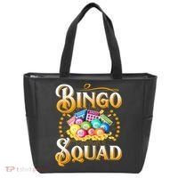 Bingo Squad Funny Gift For Bingo Player Grandma Tote Bag thumb 0