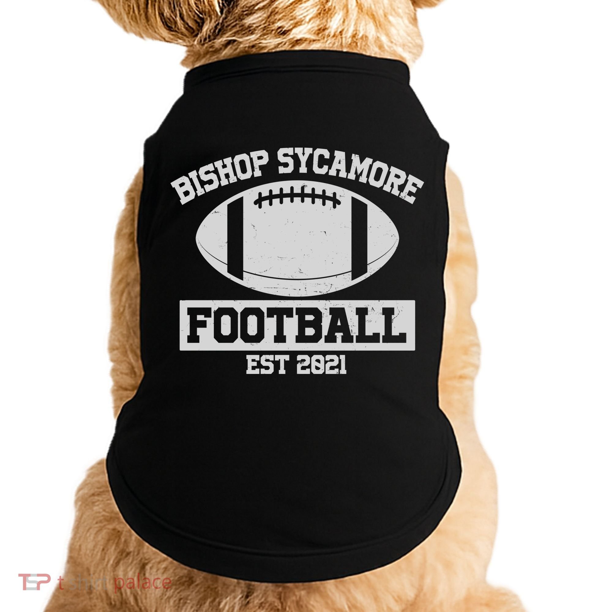 Bishop Sycamore Football EST 2021 Logo Doggie Tank