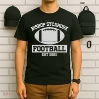 Bishop Sycamore Football EST 2021 Logo T-Shirt thumb 6