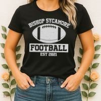 Bishop Sycamore Football EST 2021 Logo Women's T-Shirt thumb 2