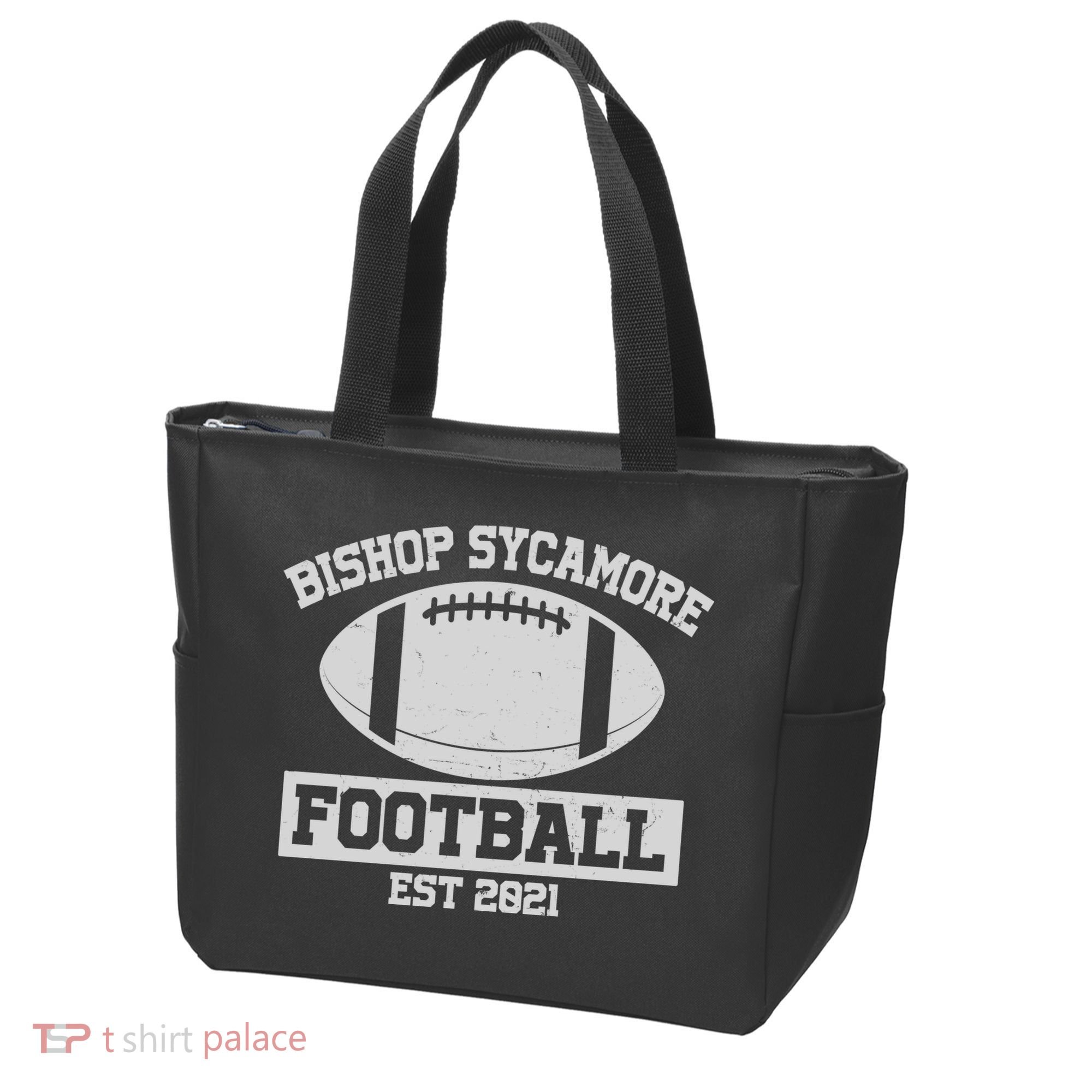 Bishop Sycamore Football EST 2021 Logo Tote Bag