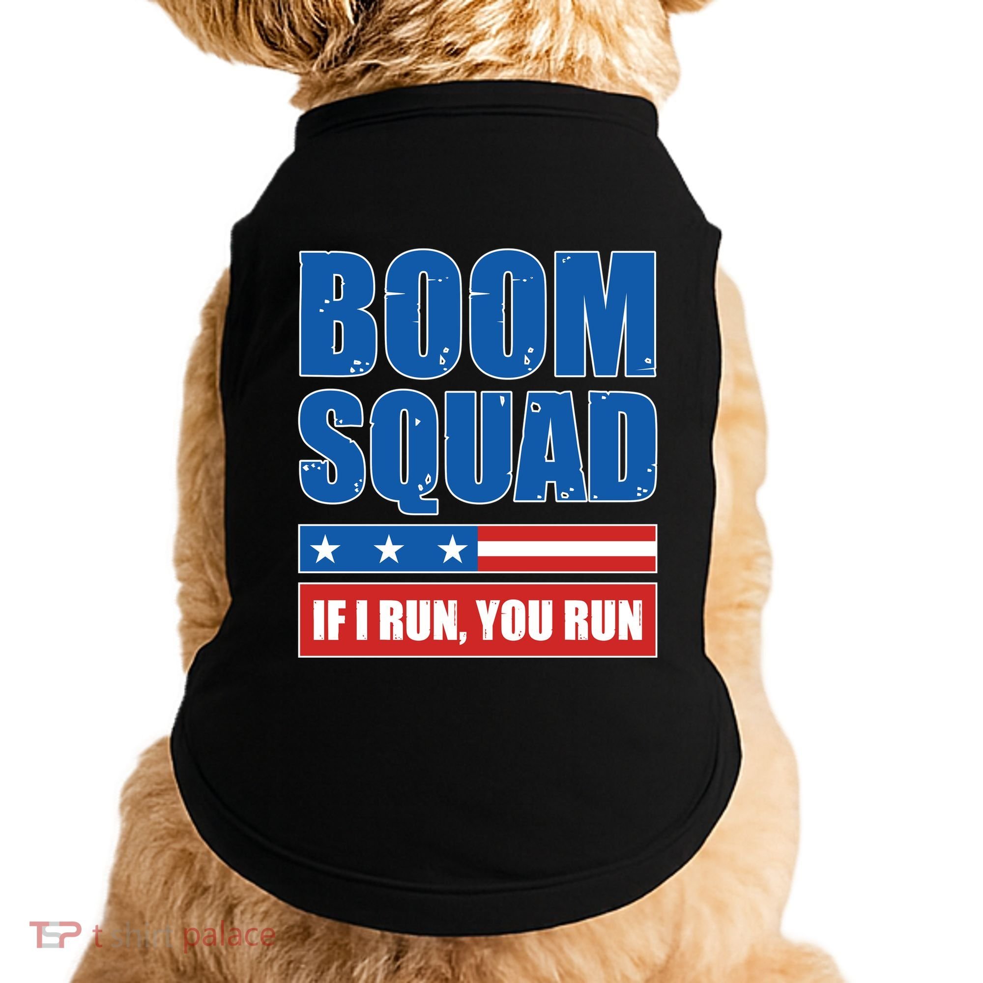 Boom Squad Fireworks Director 4th Of July Doggie Tank