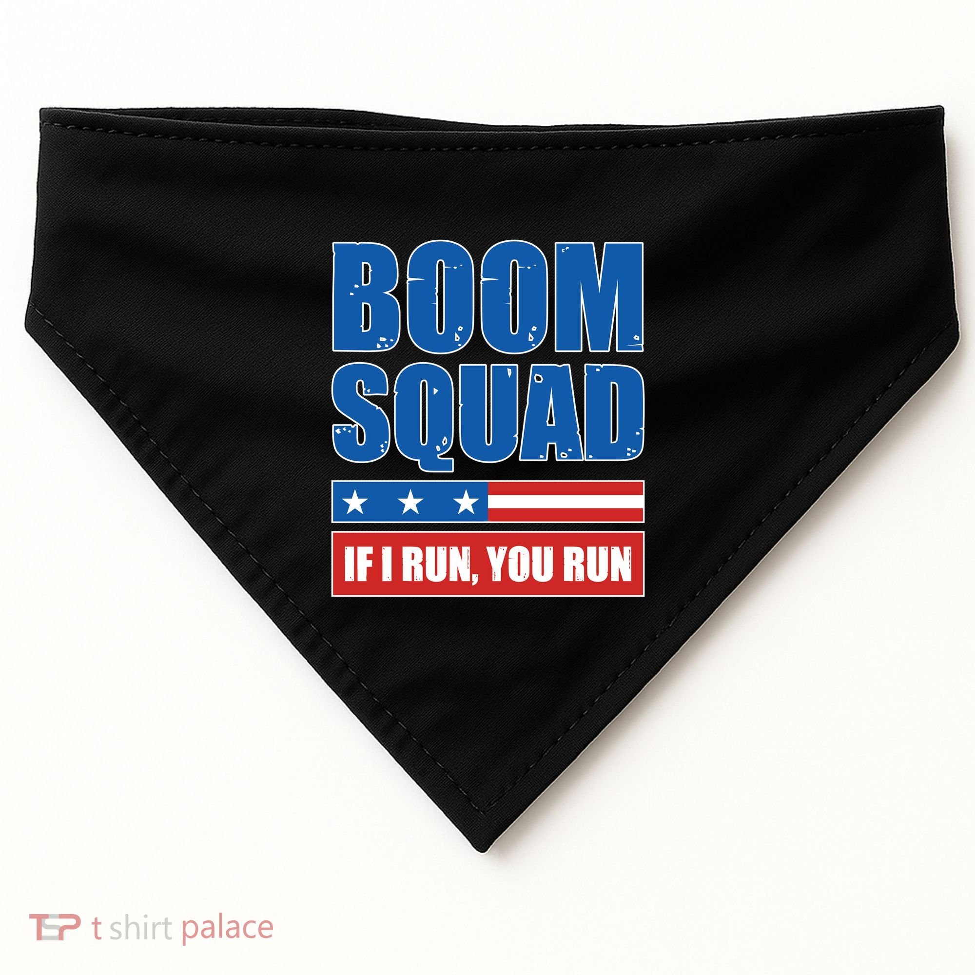 Boom Squad Fireworks Director 4th Of July USA-Made Doggie Bandana