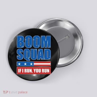 Boom Squad Fireworks Director 4th Of July Button